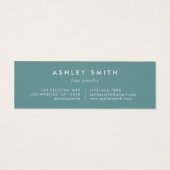 Élégante carte d'affichage à oreille multiple Fleu (Dos)