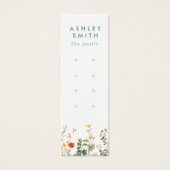 Élégante carte d'affichage à oreille multiple Fleu (Devant)