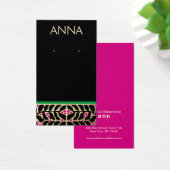 Élégante carte d'affichage de l'oreille de Noël (Bureau)