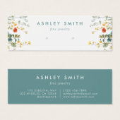 Élégante carte d'affichage de l'oreille du champ F (Devant & derrière)