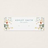 Élégante carte d'affichage de l'oreille du champ F (Devant)