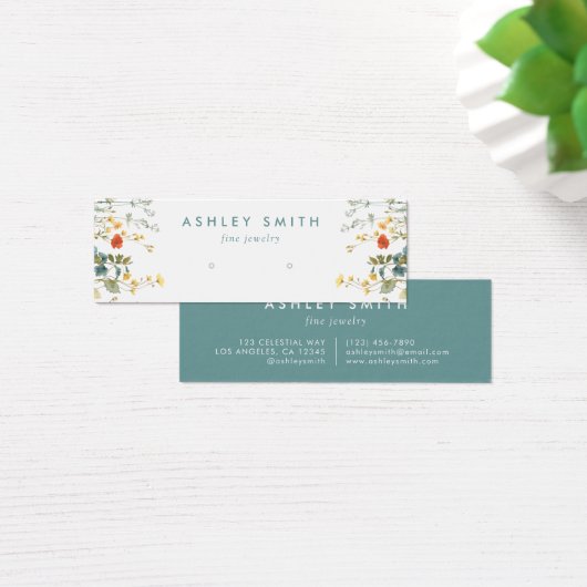 Élégante carte d'affichage de l'oreille du champ F (Bureau)