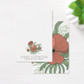 Élégante carte d'affichage de l'oreille du pavot f (Bureau)