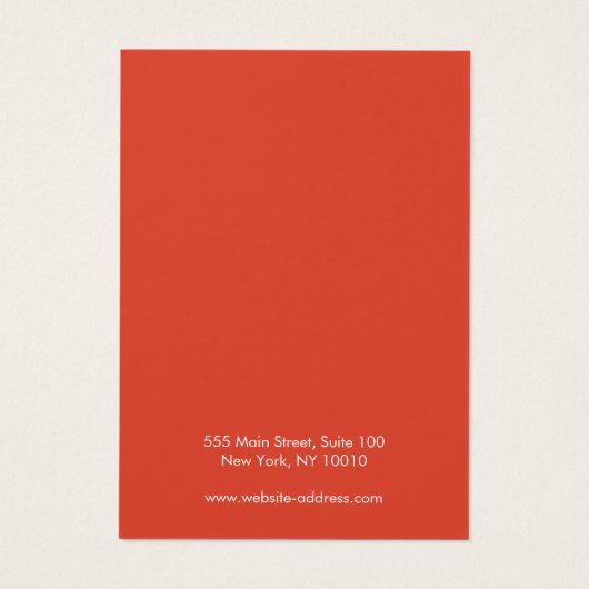 Élégante carte d'affichage de l'oreille papillon (Dos)