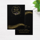 Élégante carte d'affichage de parties scintillant (Bureau)