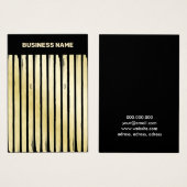 Élégante carte d'affichage des boucles d'oreilles  (Devant & derrière)