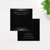 Élégante carte d'affichage d'oreille noire et gris (Bureau)