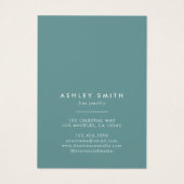 Élégante carte d'affichage du Porte - clé de champ (Dos)