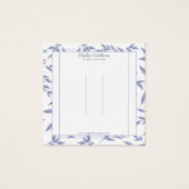 Elégante carte d'affichage en épingle à cheveux bl (Devant)