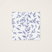 Elégante carte d'affichage en épingle à cheveux bl (Dos)