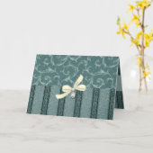 Elégante - Carte d'anniversaire : Collection Eléga (Fleur jaune)