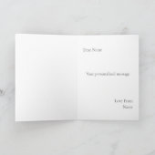 Elégante carte d'anniversaire du 20e Mariage - mam (Intérieur)