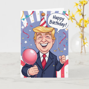 Elégante carte d'appartement d'anniversaire - Télé