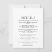 Élégante carte de boîtier de détails floraux (Devant)