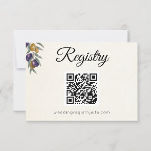 Élégante carte de boîtier du registre Mariage en o