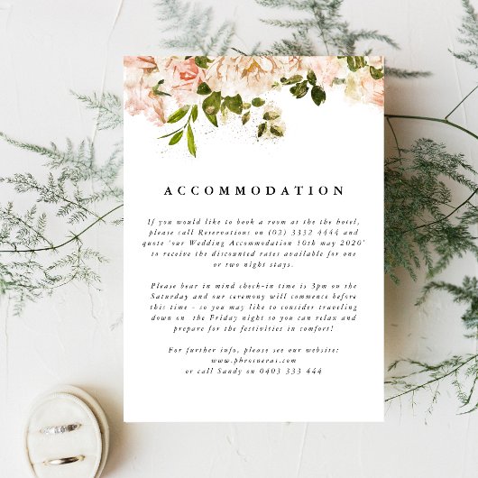 Elégante carte de boîtier Mariage Rose Romance