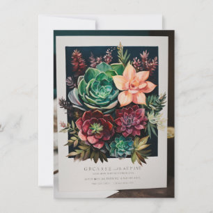 "Elégante carte de célébration de mariage"