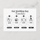 Elégante carte de clôture du calendrier du jour de (Devant)