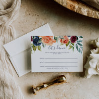Elégante carte de demande de chansons de Mariage f