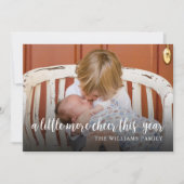 Elégante carte de Faire-part de naissance de Noël  (Devant)