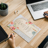 Elégante carte de Faire-part de naissance islamiqu