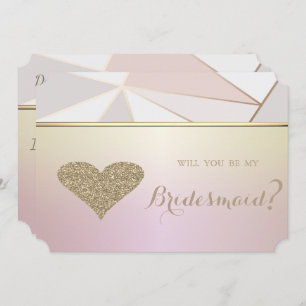 Elégante carte de femme de chambre de Parties scin