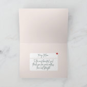 Elégante carte de fête des mères - aux plus beaux (Intérieur)