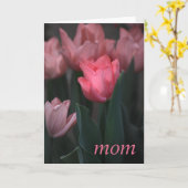 Élégante carte de fête des mères vierge à l'intéri (Fleur jaune)