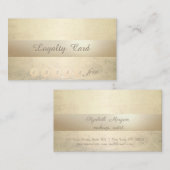 Élégante Carte de fidélité élégante, Lumineuse (Devant / Derrière)