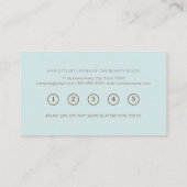 Elégante carte de fidélité Mandala (Dos)