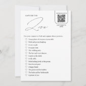 Élégante carte de jeu Mariage d'espionnage (Devant)