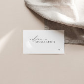 Elégante carte de lieu de mariage avec police de c