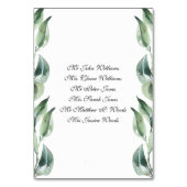 Elégante carte de mariage n° avec nom d'invité (Dos)