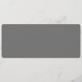 Élégante carte de menu Eucalyptus Mariage Suite (Dos)