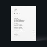 Elégante carte de menu Mariage 5x7"<br><div class="desc">Elégant 5x7" Mariage Table Cartes de menu Imprimable,  Élégant 5x7" Mariage Table Cartes de menu plat Menu plat Élégante Calligraphie Manger et boire Menus Mariage | Calligraphie simple Menus Mariage rustique Menus Mariage,  Menu Mariage rustique,  Menu Floral Wedidacte,  Menu Table Mariage</div>