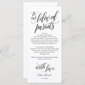 Elégante carte de Merci de mariage (Devant / Derrière)