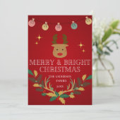 Elégante carte de Noël (Debout devant)
