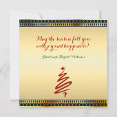 Élégante carte de Noël (Dos)