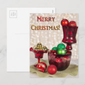 Elégante carte de Noël (Devant / Derrière)