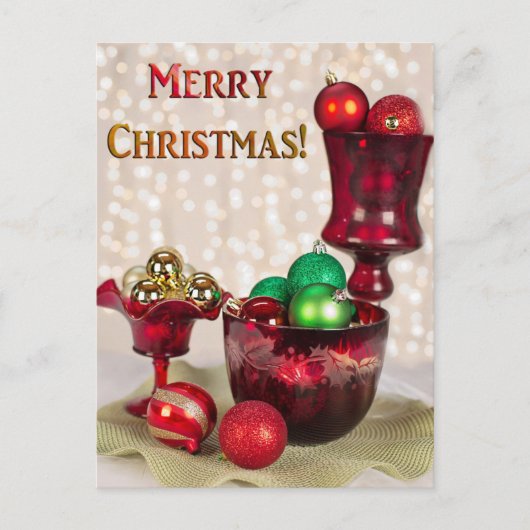 Elégante carte de Noël (Devant)