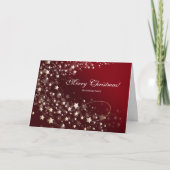 Élégante carte de Noël (Devant)