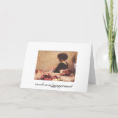 Elégante carte de Noël Vintage (Dos)