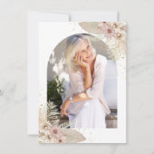 Élégante carte de parti de retraite en ligne impri (Dos)