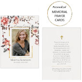 Elégante carte de prière orthodoxe commémorative d