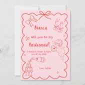 Élégante carte de proposition de femme de ménage d (Devant)