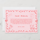 Élégante carte de proposition de femme de ménage r (Dos)