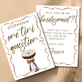 Elégante carte de proposition Espresso Martini Bri