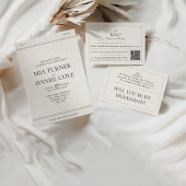 Élégante carte de proposition Vintage de bonne d'e