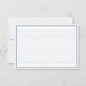 Elégante carte de recettes de fruits de mer au hom (Dos)