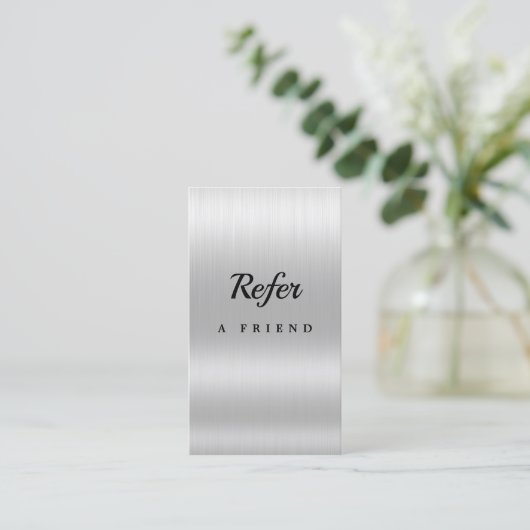 Elégante carte de référence du salon de Parties sc (Debout devant)